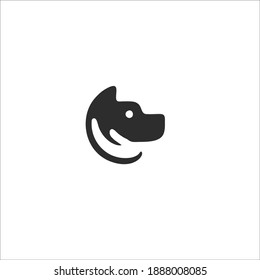 Logo des Pet Care-Symbols. Vektorgrafik.