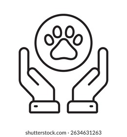 Pet care :Vector Icon which can easily modify or edit
