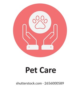 Pet care :Vector Icon which can easily modify or edit