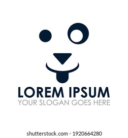 vector de cuidado de mascotas, logotipo de tienda de mascotas
