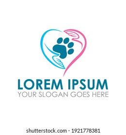 pet care vector , veterinary logo