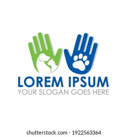 pet care vector , veterinary logo
