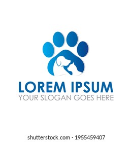 pet care vector , veterinary logo