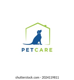 Pet care,dog house logo design element 