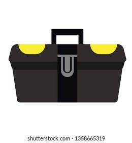 pet carrier flat illustration on white