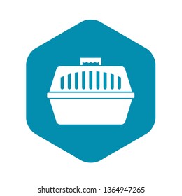 Pet carry case icon. Simple illustration of pet carry case vector icon for web design