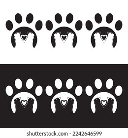 Diseño de la plantilla del logotipo de animales de gatos de mascotas. logotipo de icono  