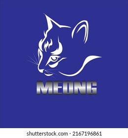 Pet cat animal logo vector illustration eps 10