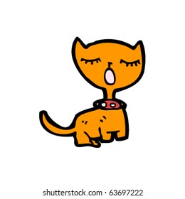 pet cat cartoon