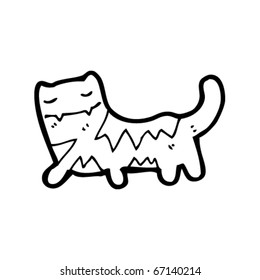 pet cat cartoon