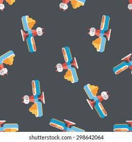 Pet cat food bowl flat icon,eps10 seamless pattern background