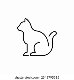 pet cat icon sign vector