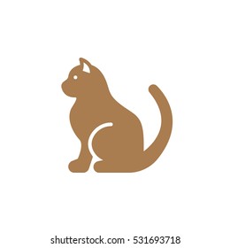 Pet cat icon vector, filled flat sign, solid colorful pictogram isolated on white. Symbol, logo illustration