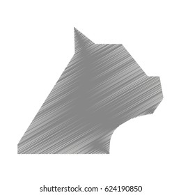 pet cat silhouette icon