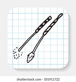 Pet cat toy doodle