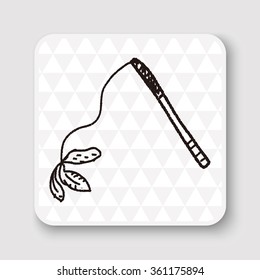 Pet cat toy doodle