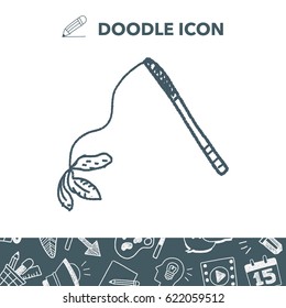 Pet cat toy doodle