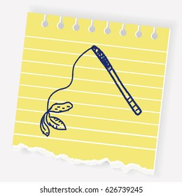 Pet cat toy doodle