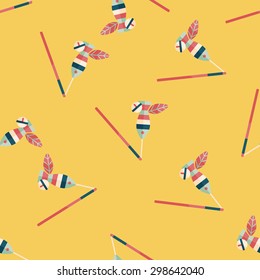 Pet cat toy flat icon,eps10  seamless pattern background