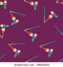 Pet cat toy flat icon,eps10  seamless pattern background