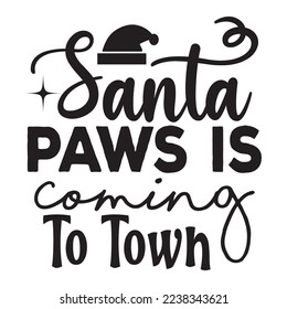 Pet Christmas T-Shirt Design, Vector File.