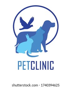 Pet Clinic Logo Design Vector