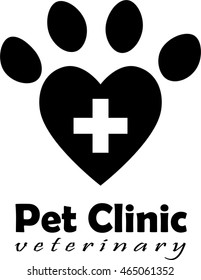 Pet clinic. Veterinary. Vector Illustration