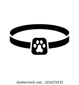 Pet collar icon. Pet sign. vector illustration