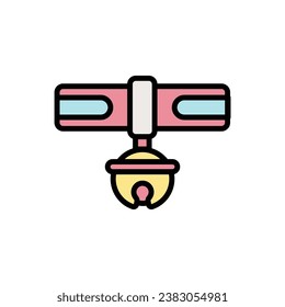 Pet Collar Icon Vector Illustration