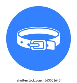 Pet collar icon of vector illustration for web and mobile