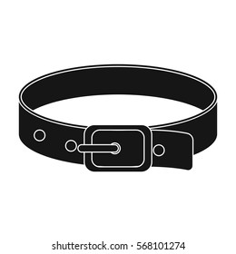 Pet collar icon of vector illustration for web and mobile