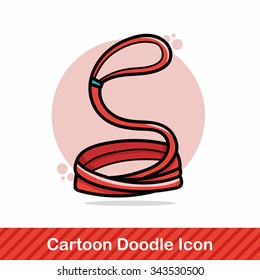 Pet collar rope doodle