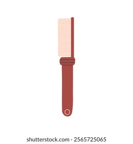 Pet comb. Grooming tool. Vector illustration