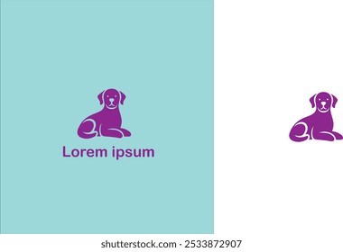 Pet Companion animal Domestic animal Furry friend unique logo design illustration