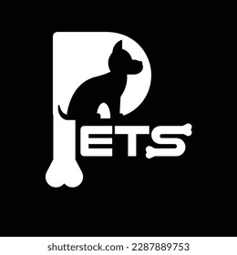 Pet Concept illustrated P logo 