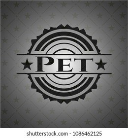  Pet dark emblem. Retro