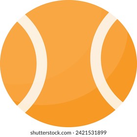 pet day ball flat icon
