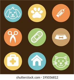 Pet design over white background, vector illustration