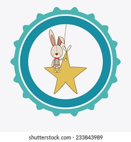 Pet design over white background, vector illustration
