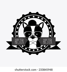 Pet design over white background, vector illustration