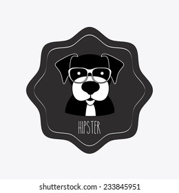 Pet design over white background, vector illustration