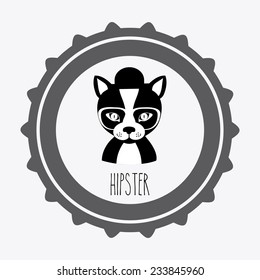 Pet design over white background, vector illustration