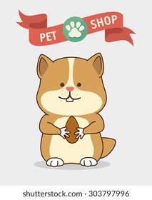 Pet digital design, vector illustration eps 10.