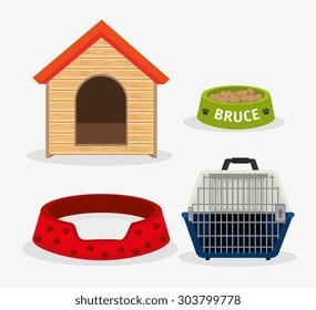 Pet digital design, vector illustration eps 10.