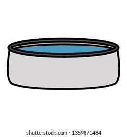 pet dish with water