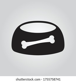 pet dog bowl sign icon design vector