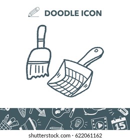 Pet dog broom doodle