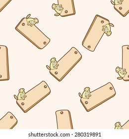 pet dog , cartoon seamless pattern background