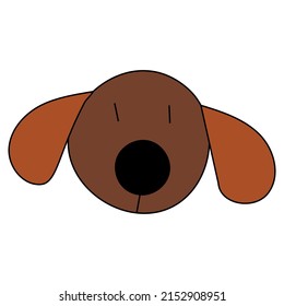 pet dog cartoon vector isolated