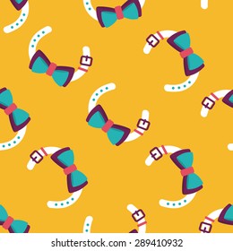 Pet dog chains flat icon,eps10 seamless pattern background